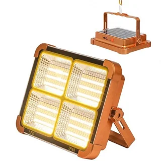 پروژکتور 100 وات شارژی و پاور بانک خورشیدی keyang مدل KY_100